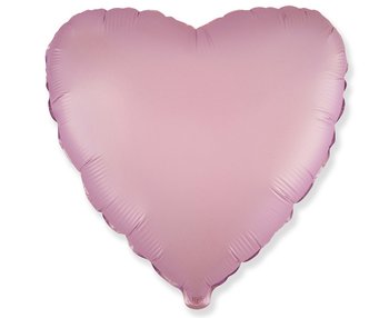 Balon foliowy, serce, 18", liliowy - Flexmetal