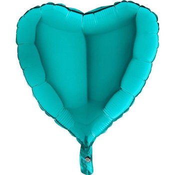 Balon Foliowy - Serce Miętowe Tiffany 46 cm Grabo
