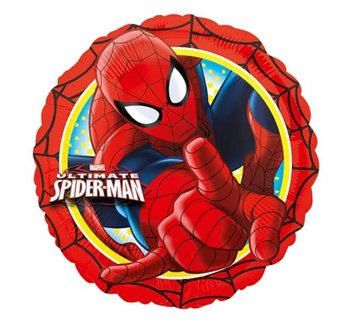 Balon foliowy, Spiderman, 18", czerwony - Amscan