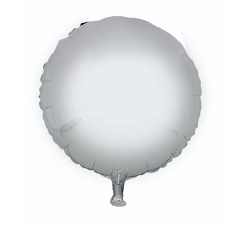 Balon foliowy, srebrny, 18" - GoDan