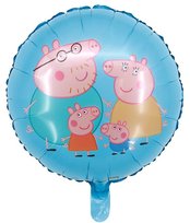 Balon foliowy Świnka Peppa niebieski 18