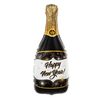 BALON FOLIOWY SZAMPAN HAPPY NEW YEAR 100X49 CM - PartyPal