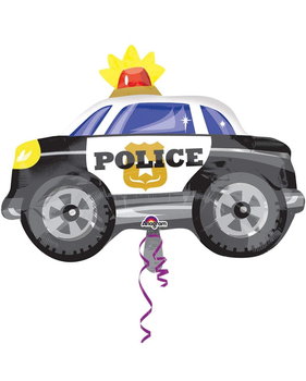 Balon foliowy, Wóz policyjny - Amscan