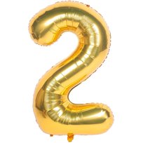 Balon foliowy Złota cyfra 40cm - 2