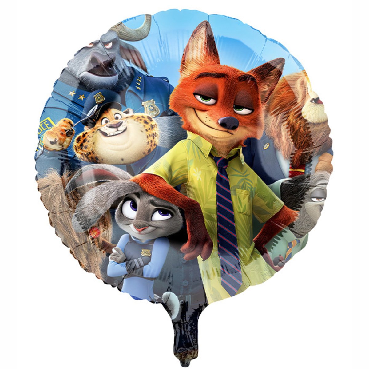 Balon foliowy Zootopia bohaterów 18 cali (45 cm) – balon urodzinowy ...