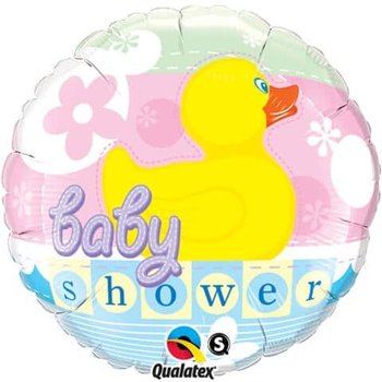 Balon Gumowy Okrągły Dekoracja Baby Shower Kaczka - ABC