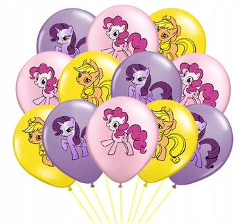 Balon Klasyczny z Nadrukiem na URODZINY - MY LITTLE PONY - 12 szt - Unicorn