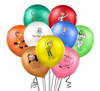 Balon Klasyczny z Nadrukiem na URODZINY - TOY STORY - 12 szt Unicorn