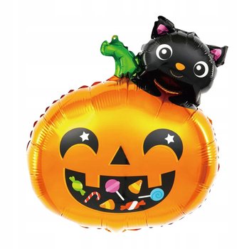 Balon Na Halloween Dynia I Kot Dekoracja Bal - Inna marka