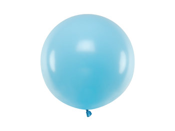 Balon okrągły, Pastel, Light Blue, 60 cm - PartyDeco