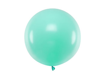 Balon okrągły, Pastel, Light Mint, 60 cm - PartyDeco