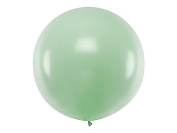 Balon okrągły, Pastel, Pistachio, 1 m - PartyDeco