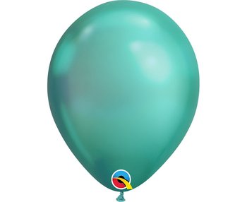 Balon Ql 7" , Chrom Zielony / 100 Szt. - Qualatex