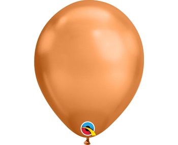 Balony, chrom miedziane, 11", 100 sztuk - Qualatex