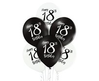 Balony D11 Birthday 18 1C2S, 12