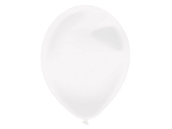Balony dla dekoratorów lateksowe krystaliczne - clear/przezroczyste - 28 cm - 50 szt. - Amscan