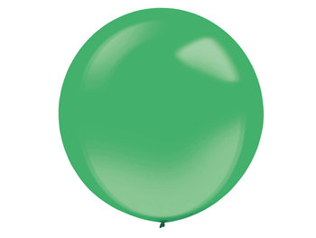 Balony dla dekoratorów lateksowe krystaliczne - zielone - 60 cm - 4 szt. - Amscan