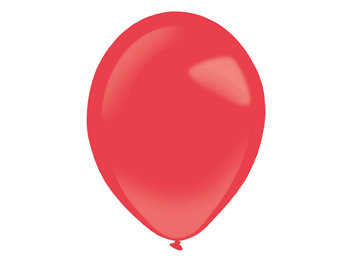 Balony dla dekoratorów lateksowe pastelowe - czerwone - 28 cm - 50 szt. - Amscan