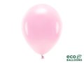 Balony Eco 30cm pastelowe, jasny różowy (10 szt.) - PartyDeco