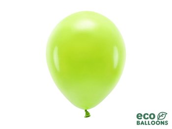 Balony eco pastelowe, zielone jabłuszko, 26 cm, 10 sztuk - PartyDeco