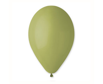 Balony G110 Pastel 12 Cali - Zielone Oliwkowe 98/ 100 Szt. - Gemar