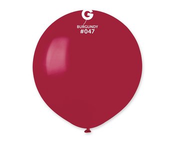 Balony G150 pastel 19" - bordowe 47/ 50 szt. - Inna marka