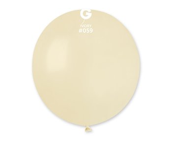 Balony G150 Pastel 19" - Kość Słoniowa 59/ 50 Szt.