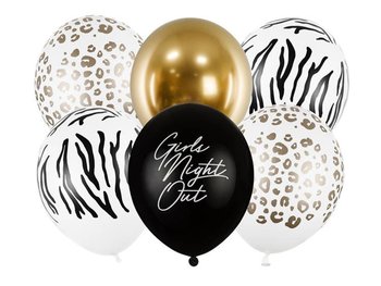 Balony Girls Night Out, 30 cm, 6 sztuk - PartyDeco