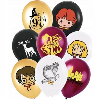 Balony Gumowe Z Nadrukiem Harry Potter (8 Szt.) - ImprezCzas