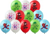 Balony gumowe z nadrukiem Spidey  (12 szt.) Inna marka