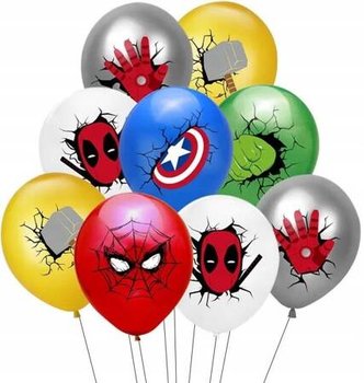 Balony Gumowe Z Nadrukiem Spidey Avengers (6 Szt.) - ImprezCzas