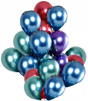 Balony Kolorowe Chrom Metaliczne Urodziny 20 Szt - Hopki