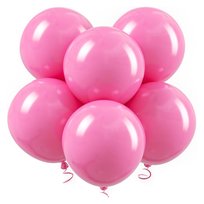 Balony lateksowe 45 cm 18 cali różowe - 6 szt.