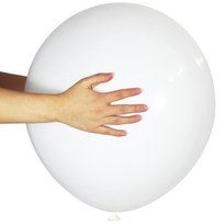 Balony lateksowe 45 cm białe - 1 szt.