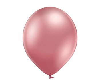Balony lateksowe B105 Glossy Pink różowe 30cm, 50 sztuk - BELBAL