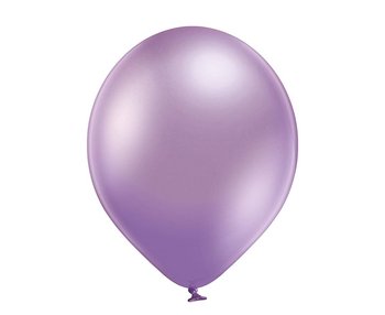 Balony lateksowe B105 Glossy Purple fioletowe 30cm, 50 sztuk - BELBAL