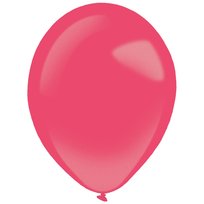 Balony lateksowe Decorator Metaliczne Czerwone 28cm, 50 szt.