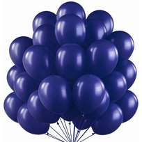 Balony lateksowe gładkie chabrowy niebieski 12