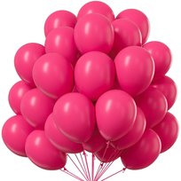 Balony lateksowe gładkie róż fuksja 12