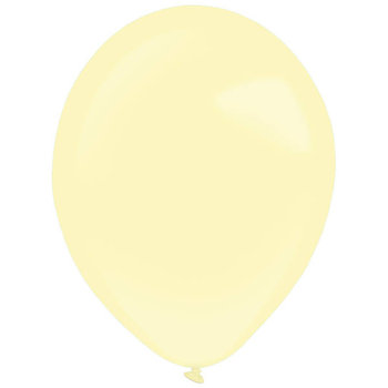 Balony Lateksowe Pastelowe Fashion Vanilia 28Cm, 50 Szt. - Amscan
