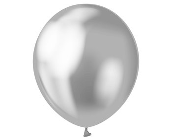 Balony Lateksowe Srebrne Metaliczny Połysk Na Hel 10' 50 Sztuk - ABC