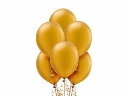 Balony Lateksowe Złote 100Szt Balon Złoty-Zdjęcie-0