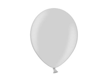 Balony, metalik, 12", srebrne, 100 sztuk - BELBAL