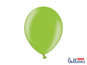 Balony, Metallic, zielone, 12", 10 sztuk - Strong