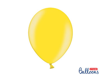 Balony, Metallic, żółte, 12", 10 sztuk - Strong