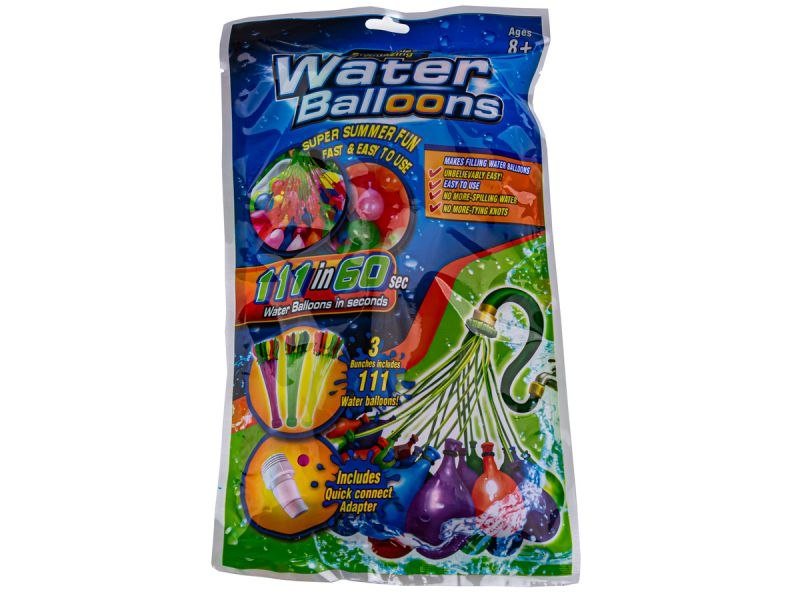 Zdjęcia - Zabawka do kąpieli Balony Na Wodę Bomby Wodne Automat 111 Sztuk W 60 Sekund Zestaw