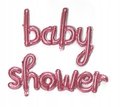 Balony Napis Baby Shower Girl Dziewczynka Rose - Inna marka