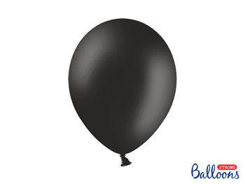 Balony, Pastel, czarne, 12", 50 sztuk - Strong