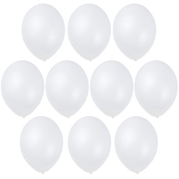 Balony Pastelowe 10szt. Białe Chrzciny Wesele Urodziny - czakos