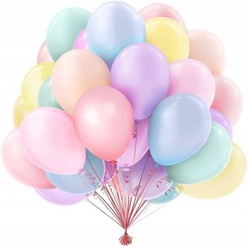 Balony Pastelowe Partydeco Strong Matowe Zestaw Xxl 50 Szt Urodziny Impreza - Royalito